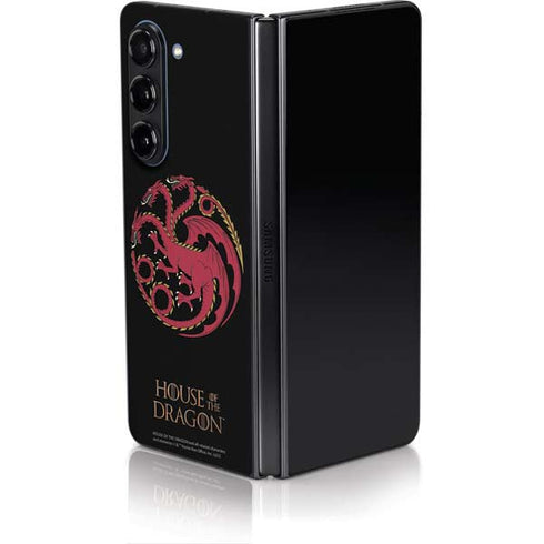 HBO House of the Dragon Red Tararyen Sigil Galaxy Z Fold5 5G Skin